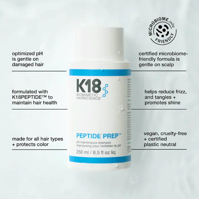 K18 Peptide Prep pH Shampoo